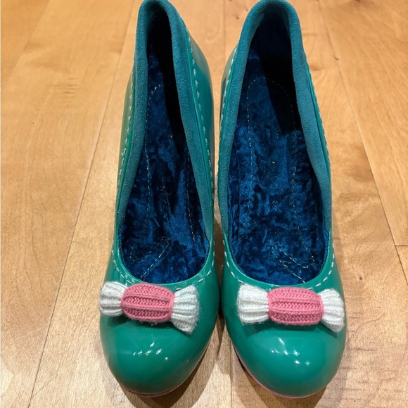 Irregular Choice candy lucite heel green  pumps 39.5 8-8.5 - Picture 2 of 9